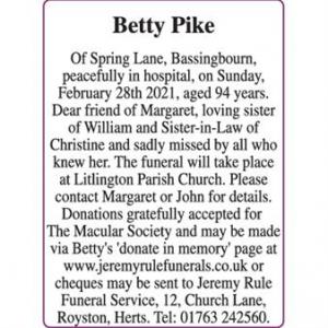 Betty Pike