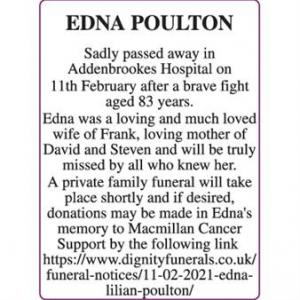 EDNA POULTON