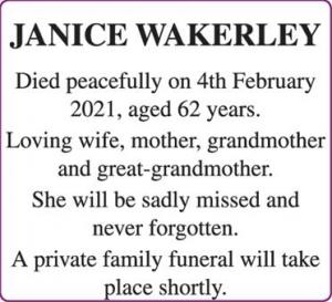 JANICE WAKERLEY