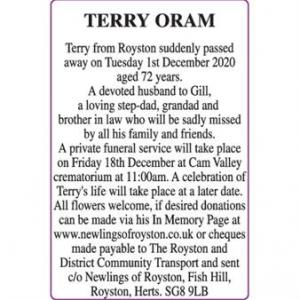 TERRY ORAM