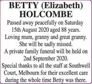 Betty Holcombe