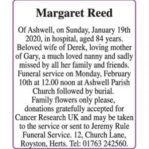 Margaret Reed