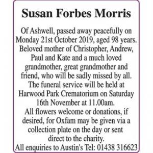 Susan Forbes Morris