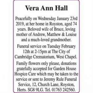 Vera Ann Hall