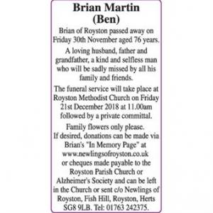 Brian Martin
(Ben)