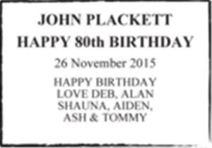 JOHN PLACKETT